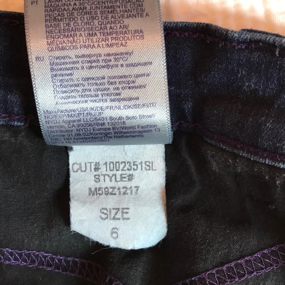 NYDJ Ankle Jeans Size 6 Dark Wash - Picture 4 of 4